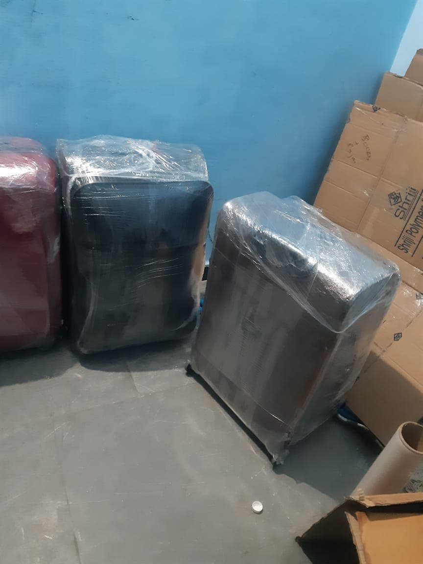 Household goods wrapped and packed by Triveni Packers and Movers